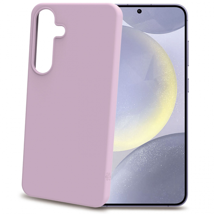 Celly Cromo Soft rubber case Galaxy S25+ Rosa