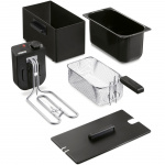 Princess Fritös 3l 182727 Rostfritt stål. Svart Princess Fritös 3l 182727 Rostfritt stål. Svart