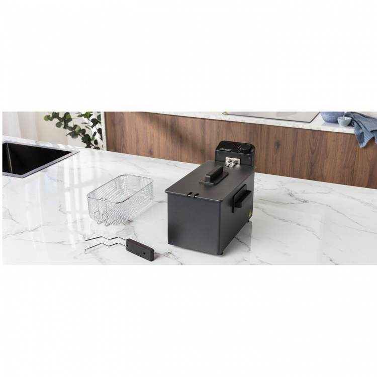 Princess Fritös 3l 182727 Rostfritt stål. Svart Princess Fritös 3l 182727 Rostfritt stål. Svart