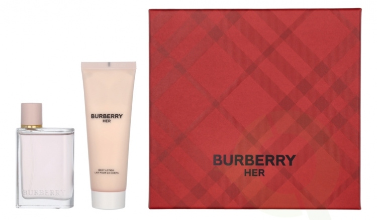 Burberry Her Giftset 125 ml Edp Spray 50ml/Body Lotion 75ml