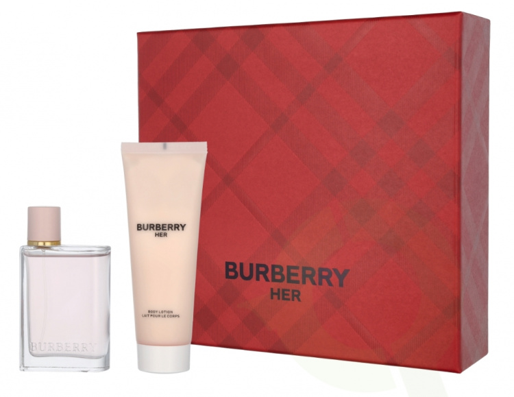 Burberry Her Giftset 125 ml Edp Spray 50ml/Body Lotion 75ml