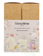Blancreme Season Essentials Set - Coconut & Lychee 160 ml Fresh Fragrance 50ml/Soap 70gr/Body Scrub 40ml