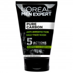 L\'Oréal Paris Men Expert Pure Carbon Anti-Imperfection Daily Face Wash - 100ml L\'Oréal Paris Men Expert Pure Carbon Anti-Imperfection Daily Face Wash - 100ml