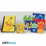 Abysse POKEMON - Pck A5 notitieboekje + Mok320ml + Ansichtkaarten Pikachu