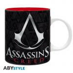 Abysse ASSASSIN\'S CREED - Mok - 320 ml - Crest zwart & rood - subli x2 Abysse ASSASSIN\'S CREED - Mok - 320 ml - Crest zwart & rood - subli x2