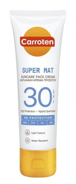 Carroten Gezicht Super Mat Gezichtscrème SPF 30 50 ml