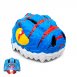 Crazy Safety Blue Dino kinderfietshelm (100201-02-M)