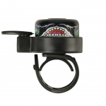 Crazy Safety Black Dragon fietsbel voor kinderen - One size Crazy Safety Black Dragon fietsbel voor kinderen - One size