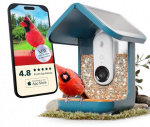Birdbuddy Slimme vogelvoederautomaat 2.0 Blauw met zonnepaneel