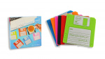 Winkee Onderzetter - Floppy Disc - Zes verschillende kleuren