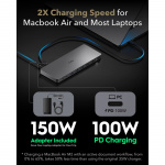 CUDY Dockningsstation CS700 10Gbps USB-C Dual 4K 150W