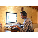 Koss Hörlurar UR20 Trådbunden Svart