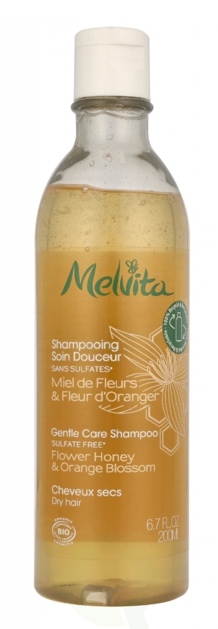 Melvita Gentle Care Shampoo 200 ml Dry Hair