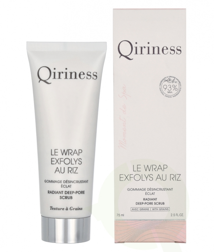 Qiriness Le Wrap Exfolys Au Riz Radiant Deep-Pore Scrub 75 ml