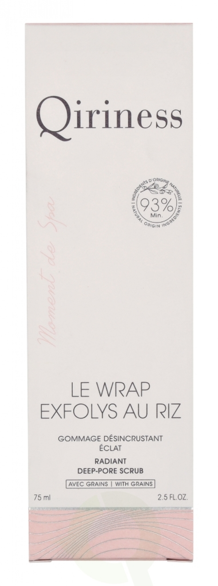 Qiriness Le Wrap Exfolys Au Riz Radiant Deep-Pore Scrub 75 ml