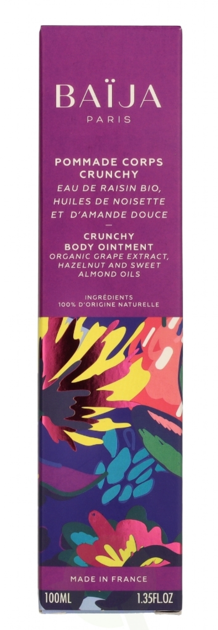 Baija Paris Baija Body Ointment 100 ml Crunchy - Organic Grape Extract, Hazelnut And Sweet Almond Oils