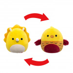 Squishmallows Pluche P21 Flip A Mallows - Lancaster Triceratops/ Beck Fazant