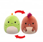 Squishmallows P20 Flip A Mallows - Seanster Velociraptor/Kelly Stegosaurus