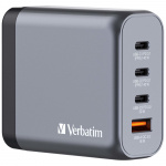 Verbatim GNC-140 GaN oplader 4-poorts 140W USB-A/USB-C Verbatim GNC-140 GaN oplader 4-poorts 140W USB-A/USB-C