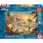 Schmidt Thomas Kinkade: Disney De kleine zeemeermin viering van de liefde, 1000 stukjes (SCH8036)
