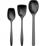 Rosti NEW Klassieke keukenlepels, set van 3 - Carbon Black
