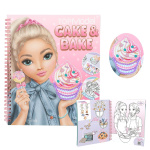 TOPModel Cake & Bake Colouring Book With Sequins ( 0413386 )