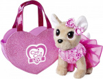 Chi Chi Love Chichi LOVE - Pluche hond met hartvormige tas (23 cm) (105890055)