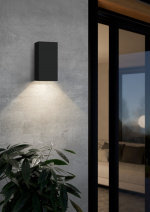 Eglo Eremitana-Z buitenwandlamp zwart - RGB + TW - Zigbee, Bluetooth