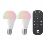 Eglo Set van 2x E27 A60, afstandsbediening - RGB + TW - Zigbee, Bluetooth
