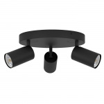 Eglo Telimbela-Z spot roundel zwart - RGB + TW - Zigbee, Bluetooth