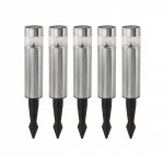 Eglo Solar Set 5L H200 RS - Roestvrij Staal - 20 cm hoog met een 10 cm piek Eglo Solar Set 5L H200 RS - Roestvrij Staal - 20 cm hoog met een 10 cm piek