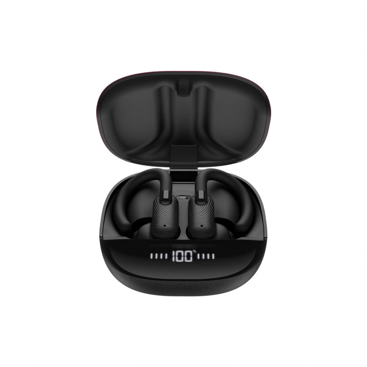 MIXX Hörlurar Sports Charge 2 In-Ear Hook TWS Svart