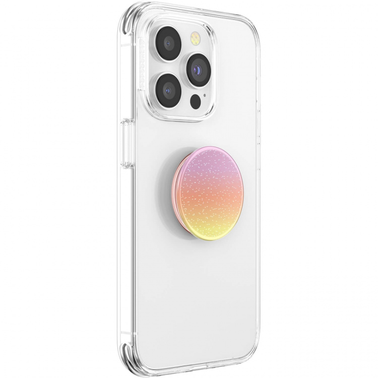 PopSockets Mobilhållare PopGrip Original Glitter Aura Sunrise