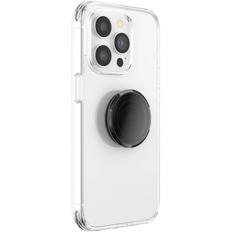PopSockets Mobilhållare PopGrip Original Translucent Black Smoke
