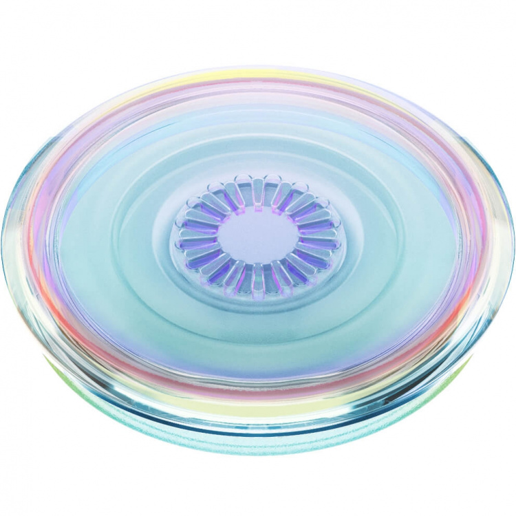 PopSockets Mobilhållare PopGrip Original Clear Iridescent