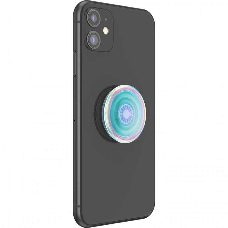 PopSockets Mobilhållare PopGrip Original Clear Iridescent