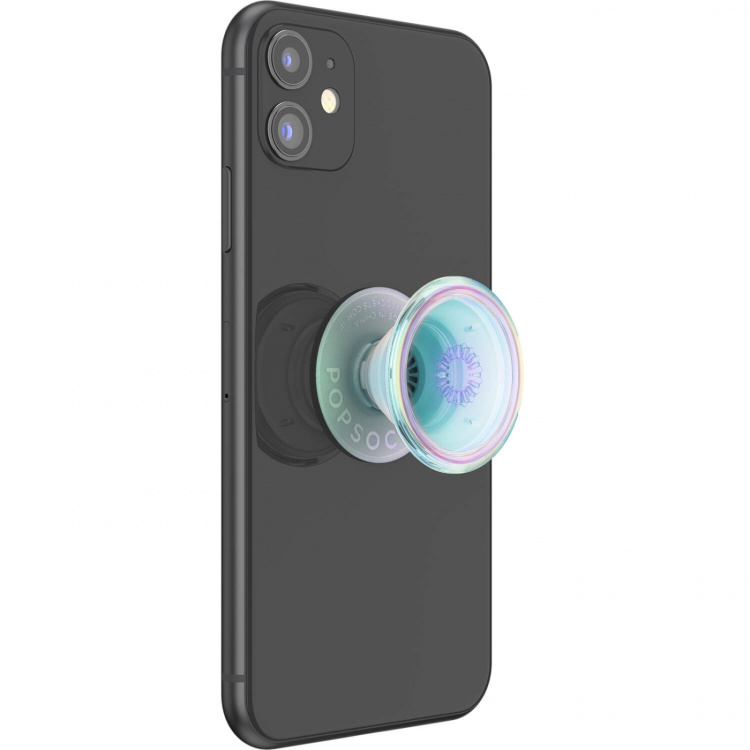 PopSockets Mobilhållare PopGrip Original Clear Iridescent