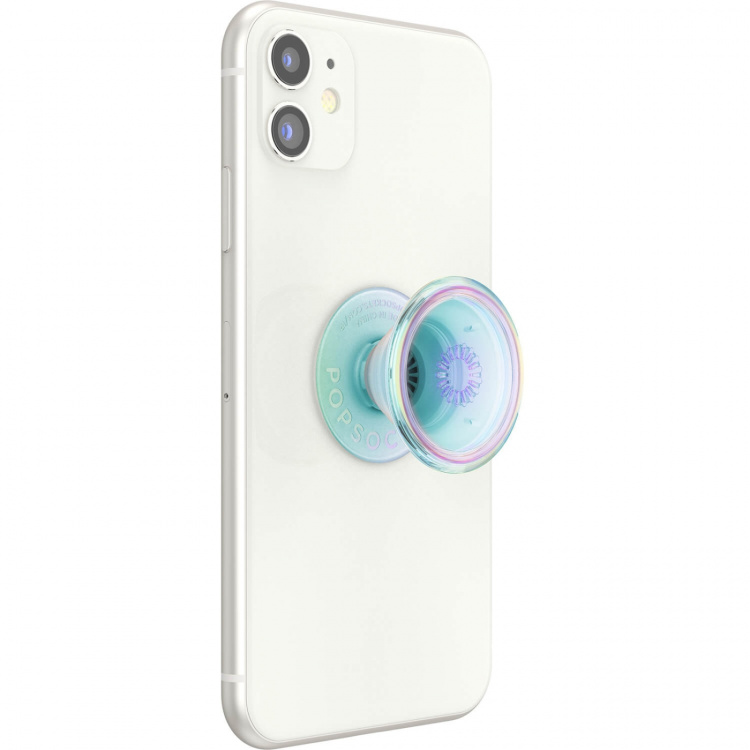 PopSockets Mobilhållare PopGrip Original Clear Iridescent