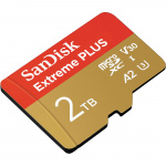 SanDisk Minneskort MicroSDXC Extreme Plus 2TB UHS-I Med Adapter