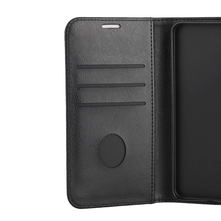 Radicover Telefonfodral Samsung S25 5G Flipcover Anti Radi RFID 3 Kort Svart PU