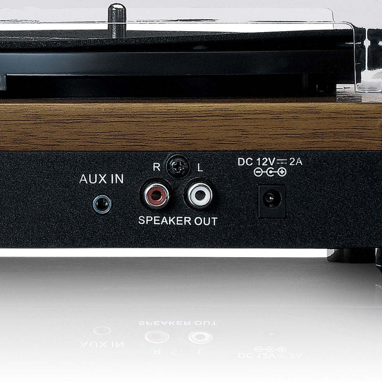 Lenco Platenspeler met Bluetooth-ontvangst en twee houten speakers