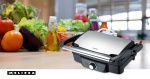 MELISSA Panini / Tafelgrill 1600W Zwart / Roestvrijstalen bovenbehuizing MELISSA Panini / Tafelgrill 1600W Zwart / Roestvrijstalen bovenbehuizing