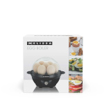 MELISSA Eierkoker 7 eieren met transparante knop 360W Zwart MELISSA Eierkoker 7 eieren met transparante knop 360W Zwart