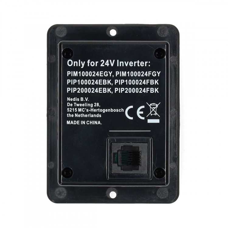 Nedis Afstandsbediening voor Omvormer | 6.00 m | RJ12 | Zwart