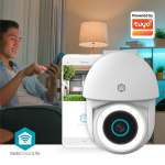 Nedis SmartLife Camera voor Buiten | Spotlight | 3MP Full HD 1296p | Pan tilt | IP65 | Cloud Opslag (optioneel) / microSD (niet inbegrepen) / Onvif | 5 V DC | Met bewegingssensor | Nachtzicht | Wit Nedis SmartLife Camera voor Buiten | Spotlight | 3MP Full HD 1296p | Pan tilt | IP65 | Cloud Opslag (optioneel) / microSD (niet inbegrepen) / Onvif | 5 V DC | Met bewegingssensor | Nachtzicht | Wit