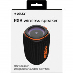 Celly Aura Bluetooth-högtalare 10W RGB Orange