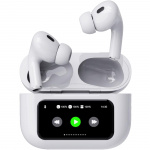 Celly SoundLED True Wireless Bluetooth-headset med LED-display ANC & ENC Vit Celly SoundLED True Wireless Bluetooth-headset med LED-display ANC & ENC Vit