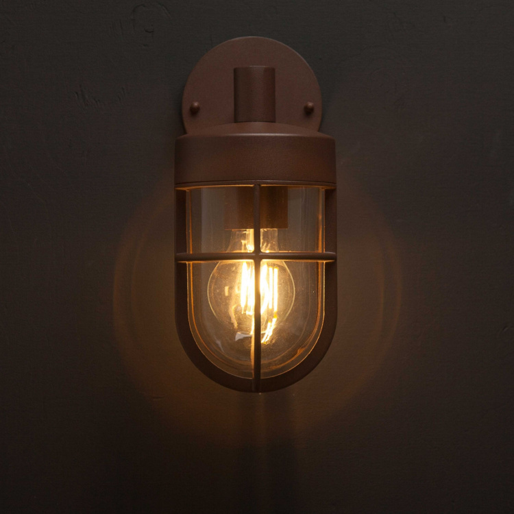 Llitt Jimmy Väggarmatur E27-sockel IP44 Corten