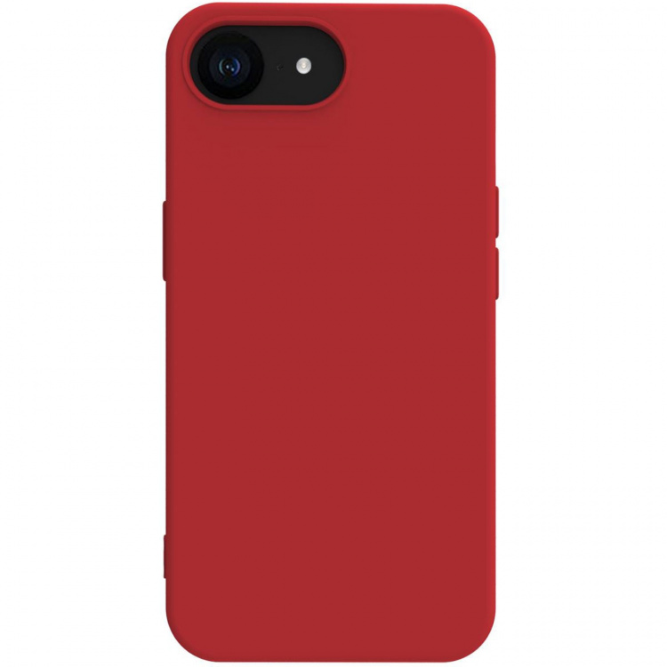 Celly Cromo Soft rubber case iPhone SE 4 Röd