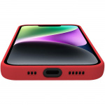 Celly Cromo Soft rubber case iPhone SE 4 Röd